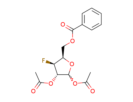 1,2-Di-O-acetyl-5-O-benzoyl-3-deoxy-3-fluoro-D-xylofuranose
