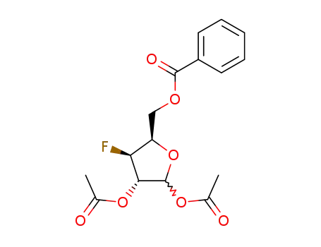 1,2-Di-O-acetyl-5-O-benzoyl-3-deoxy-3-fluoro-D-xylofuranose