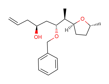 6-benzyloxy-7-(5-methyl-tetrahydro-furan-2-yl)-oct-1-en-4-ol