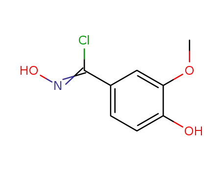 N,4-DIHYDROXY-3-METHOXY-BENZENE CARBOXIMIDOYL CHLORIDE