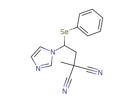 Propanedinitrile, [2-(1H-imidazol-1-yl)-2-(phenylseleno)ethyl]methyl-