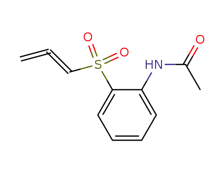 1-<(2-(Acetylamino)phenyl)sulfonyl>-1,2-propadiene
