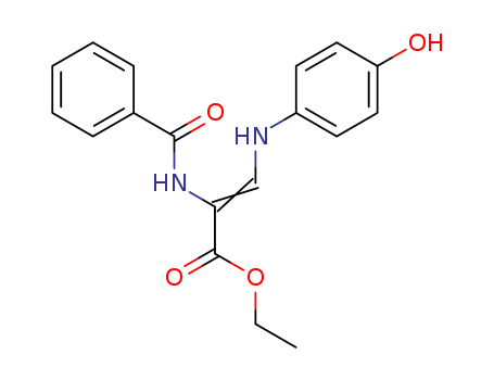 2-Propenoicacid, 2-(benzoylamino)-3-[(4-hydroxyphenyl)amino]-,ethyl ester cas  80548-07-8