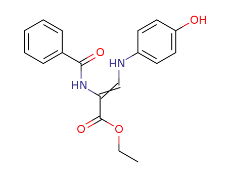 ethyl 2-(benzoylamino)-3-[(4-hydroxyphenyl)amino]prop-2-enoate