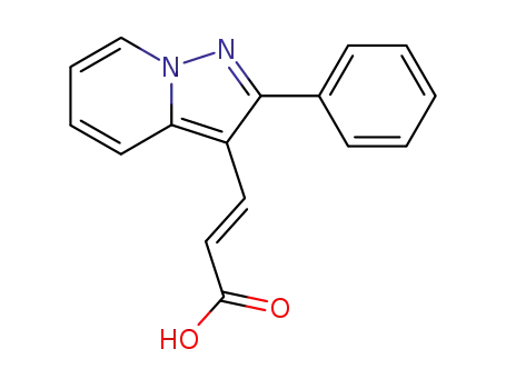 2-Propenoic acid, 3-(2-phenylpyrazolo[1,5-a]pyridin-3-yl)-, (E)-