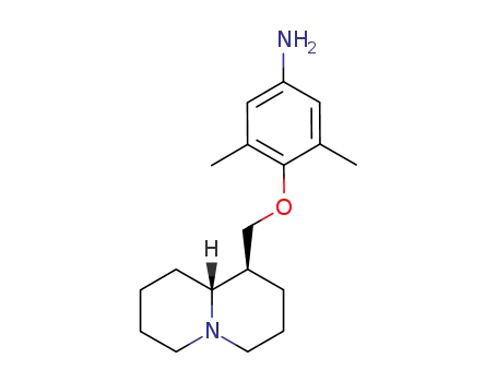 Molecular Structure of 927267-42-3 (3,5-dimethyl-4-(octahydro-quinolizin-1-ylmethoxy)-phenylamine)