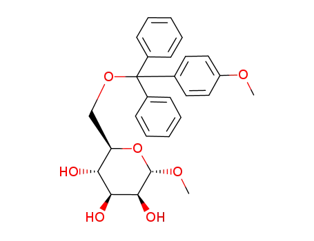methyl 6-O-(4-methoxyphenyldiphenylmethyl)-α-D-mannopyranoside