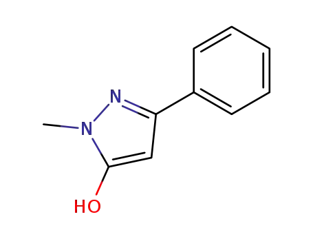 Molecular Structure of 34347-81-4 (1-Methyl-3-phenyl-1H-pyrazol-5-ol)