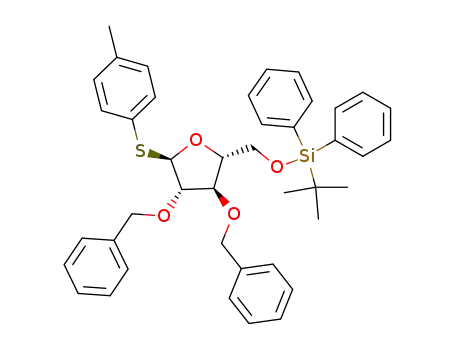 p-tolyl 2,3-di-O-benzyl-5-O-(tert-butyldiphenylsilyl)-1-thio-α-D-arabinofuranoside