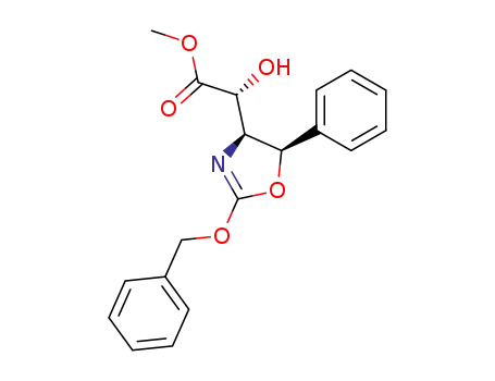 (R)-((4S,5R)-2-Benzyloxy-5-phenyl-4,5-dihydro-oxazol-4-yl)-hydroxy-acetic acid methyl ester