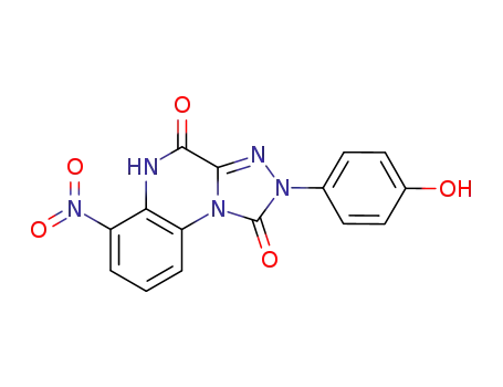 2-(4-hydroxyphenyl)-6-nitro-[1,2,4]triazolo[4,3-a]quinoxaline-1,4(2H,5H)-dione