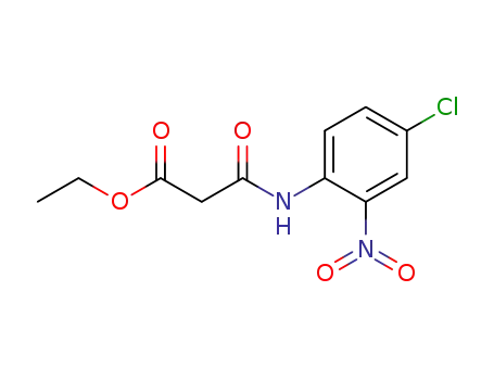 Molecular Structure of 143948-68-9 (ethyl 3-[(4-chloro-2-nitrophenyl)amino]-3-oxopropionate)