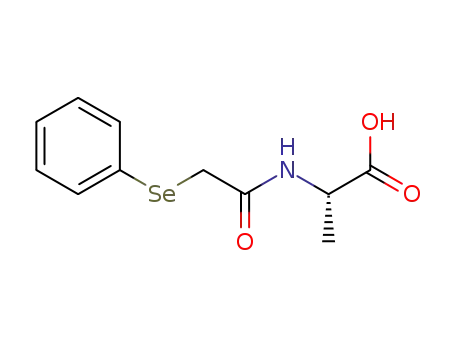 Molecular Structure of 1474030-26-6 ((S)-2-[2-(phenylselenyl)acetamido]propanoic acid)