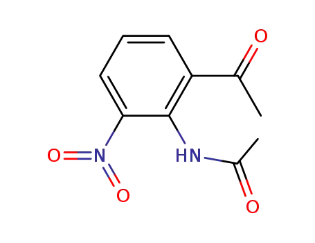 Molecular Structure of 194784-10-6 (N-(2-acetyl-6-nitrophenyl)acetamide)