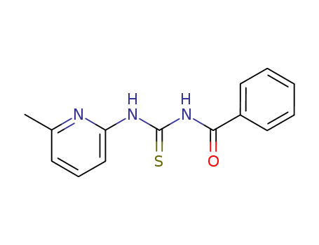 Benzamide, N-[[(6-methyl-2-pyridinyl)amino]thioxomethyl]-