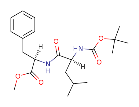 D-Phenylalanine, N-[(1,1-diMethylethoxy)carbonyl]-L-leucyl-, Methyl ester