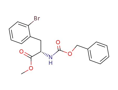 (S)-N<sup>α</sup>-benzyloxycarbonyl-o-bromophenylalanine methyl ester
