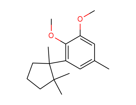 Benzene, 1,2-dimethoxy-5-methyl-3-(1,2,2-trimethylcyclopentyl)-