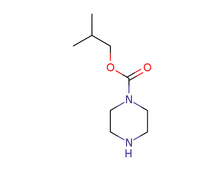 Molecular Structure of 23672-96-0 (Piperazine-1-carboxylic acid isobutyl ester)
