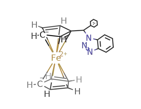 1-[ferrocenyl(phenyl)methyl]-1H-benzotriazole