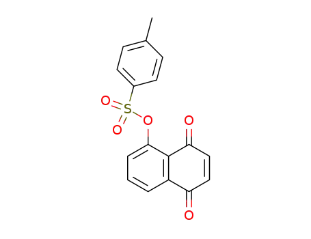 1,4-Naphthalenedione, 5-[[(4-methylphenyl)sulfonyl]oxy]-
