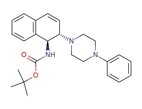 Carbamic acid,
[(1S,2S)-1,2-dihydro-2-(4-phenyl-1-piperazinyl)-1-naphthalenyl]-,
1,1-dimethylethyl ester