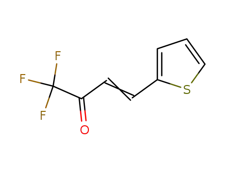 Molecular Structure of 208265-52-5 (3-Buten-2-one, 1,1,1-trifluoro-4-(2-thienyl)-)