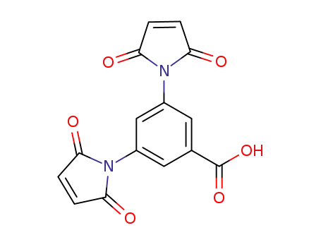 Molecular Structure of 98704-22-4 (3,5-bis(2,5-dihydro-2,5-dioxo-1H-pyrrol-1-yl)benzoic acid)