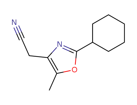 (2-cyclohexyl-5-methyl-oxazol-4-yl)acetonitrile