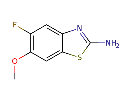 2-Benzothiazolamine,5-fluoro-6-methoxy-(9CI)