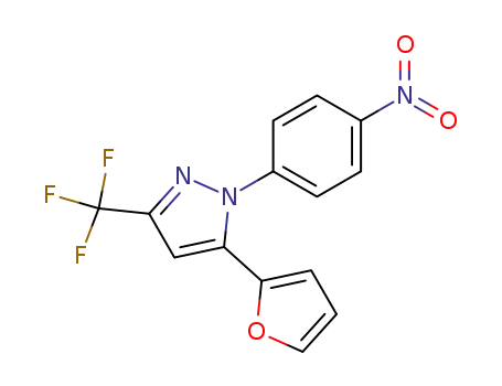 5-(furan-2-yl)-1-(4-nitrophenyl)-3-(trifluoromethyl)-1H-pyrazole