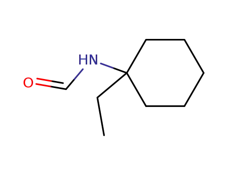 Molecular Structure of 99064-87-6 (<i>N</i>-(1-ethyl-cyclohexyl)-formamide)
