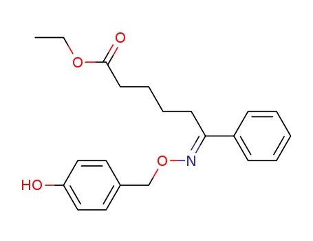 ethyl (E)-6-[(4-hydroxybenzyloxy)imino]-6-phenylhexanoate