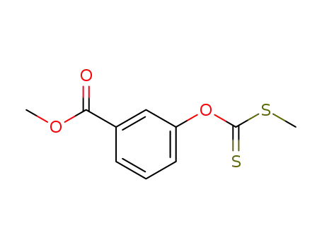 Benzoic acid, 3-[(methylthio)thioxomethoxy]-, methyl ester