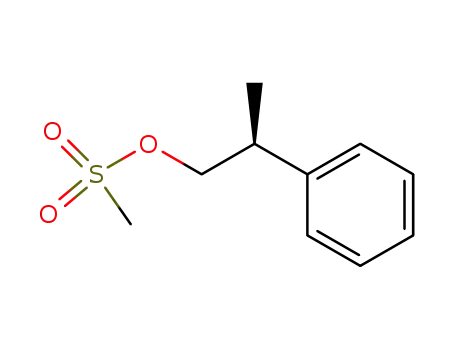Molecular Structure of 286967-31-5 (2(S)-phenyl-1-propanol methanesulfonate)