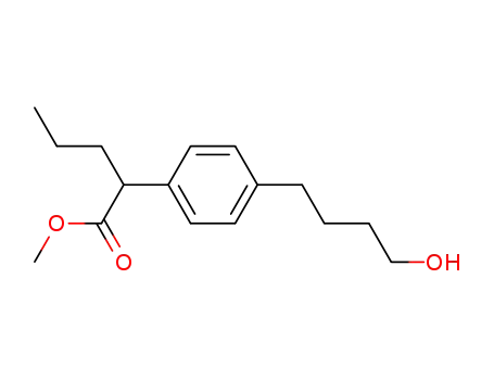 Benzeneacetic acid, 4-(4-hydroxybutyl)-a-propyl-, methyl ester