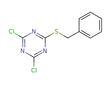 Molecular Structure of 25713-57-9 (2-(benzylsulfanyl)-4,6-dichloro-1,3,5-triazine)