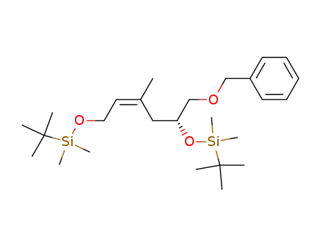 [(Z)-(R)-2,6-Bis-(tert-butyl-dimethyl-silanyloxy)-4-methyl-hex-4-enyloxymethyl]-benzene