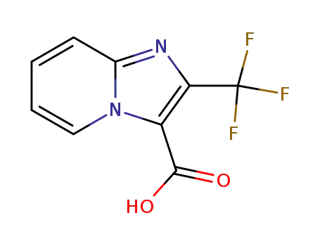 Molecular Structure of 73221-19-9 (2-(trifluoromethyl)imidazo[1,2-a]pyridine-3-carboxylic acid)