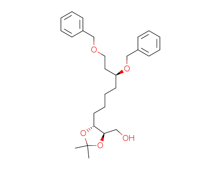 [(4R,5R)-5-((S)-5,7-Bis-benzyloxy-heptyl)-2,2-dimethyl-[1,3]dioxolan-4-yl]-methanol