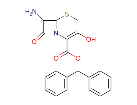 5-Thia-1-azabicyclo[4.2.0]oct-2-ene-2-carboxylic acid,
7-amino-3-hydroxy-8-oxo-, diphenylmethyl ester, (6R,7R)-
