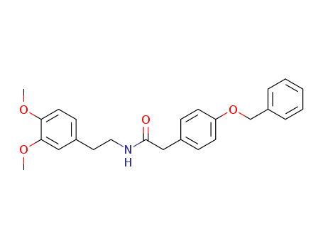 Benzeneacetamide,N-[2-(3,4-dimethoxyphenyl)ethyl]-4-(phenylmethoxy)- cas  5884-31-1