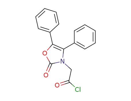 3(2H)-Oxazoleacetyl chloride, 2-oxo-4,5-diphenyl-