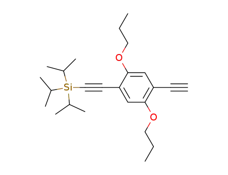 Silane, [(4-ethynyl-2,5-dipropoxyphenyl)ethynyl]tris(1-methylethyl)-