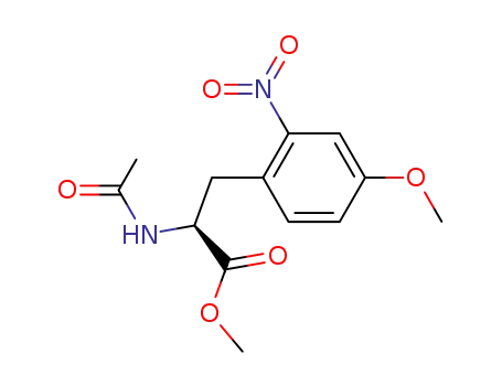 (S)-2-N-acetylamino-3-(4-methoxy-2-nitrophenyl)propionic acid methyl ester