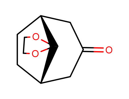 Molecular Structure of 70260-47-8 (Spiro[bicyclo[3.2.1]octane-8,2'-[1,3]dioxolan]-3-one)