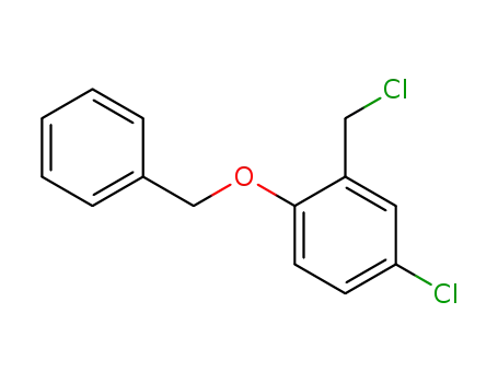 4-chloro-2-(chloromethyl)phenyl phenylmethyl ether