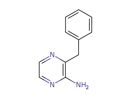 Molecular Structure of 185148-51-0 (2-AMINO-3-(PHENYLMETHYL)-PYRAZINE)