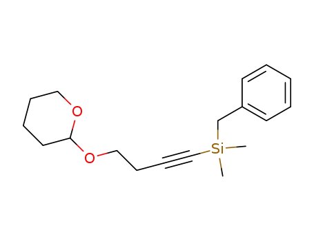 4-benzyldimethylsilyl-1-(2-tetrahydropyranyloxy)-3-butyne