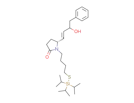 (5R)-5-[(1E)-3-hydroxy-4-phenylbut-1-enyl]-1-{4-[(triisopropylsilyl)thio]butyl}-pyrrolidin-2-one